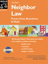 Neighbor Law: Fences, Trees, Boundaries & Noise
